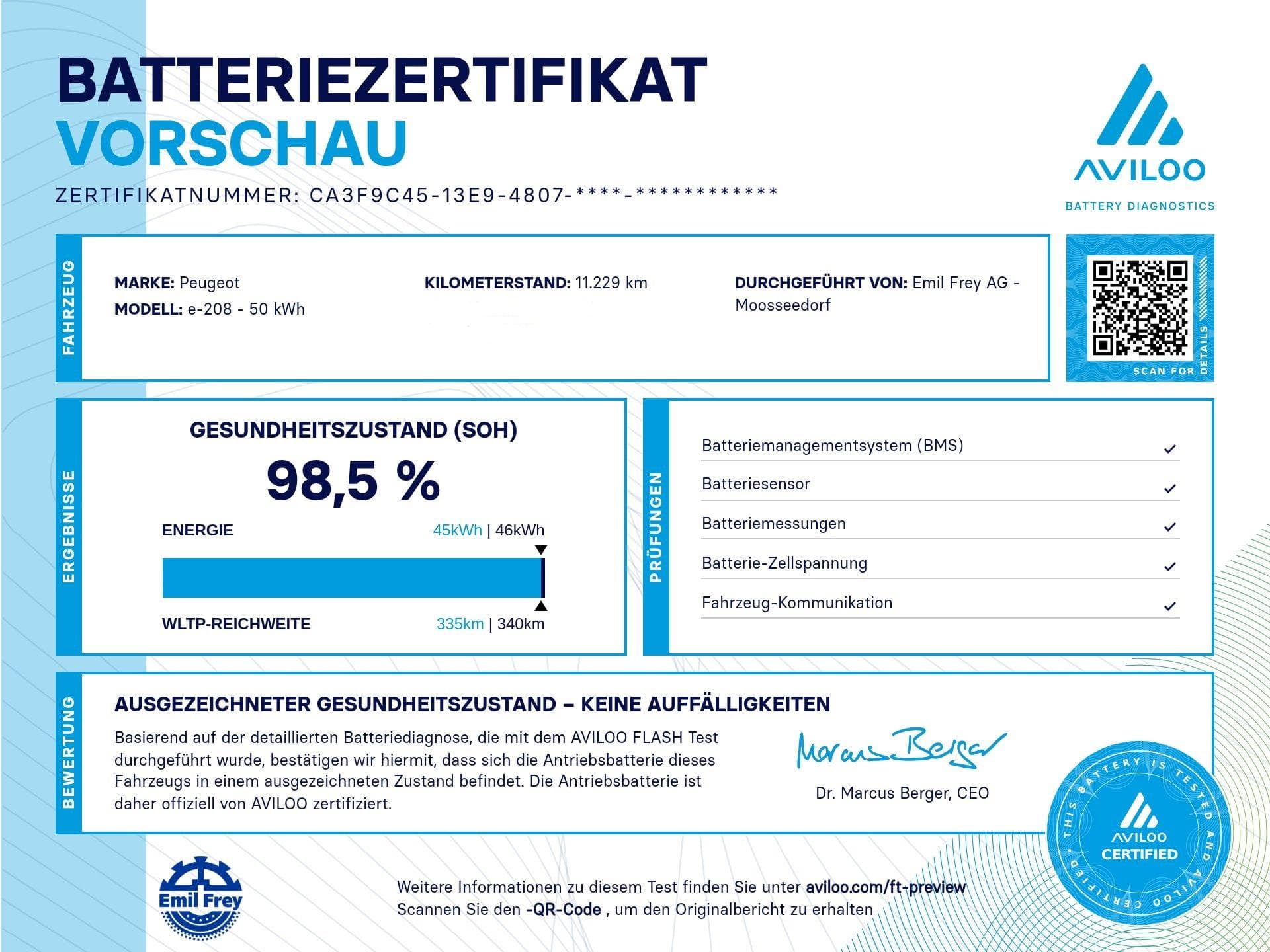 Peugeot 208 e-Allure - 100% Electric - Vorschau 2