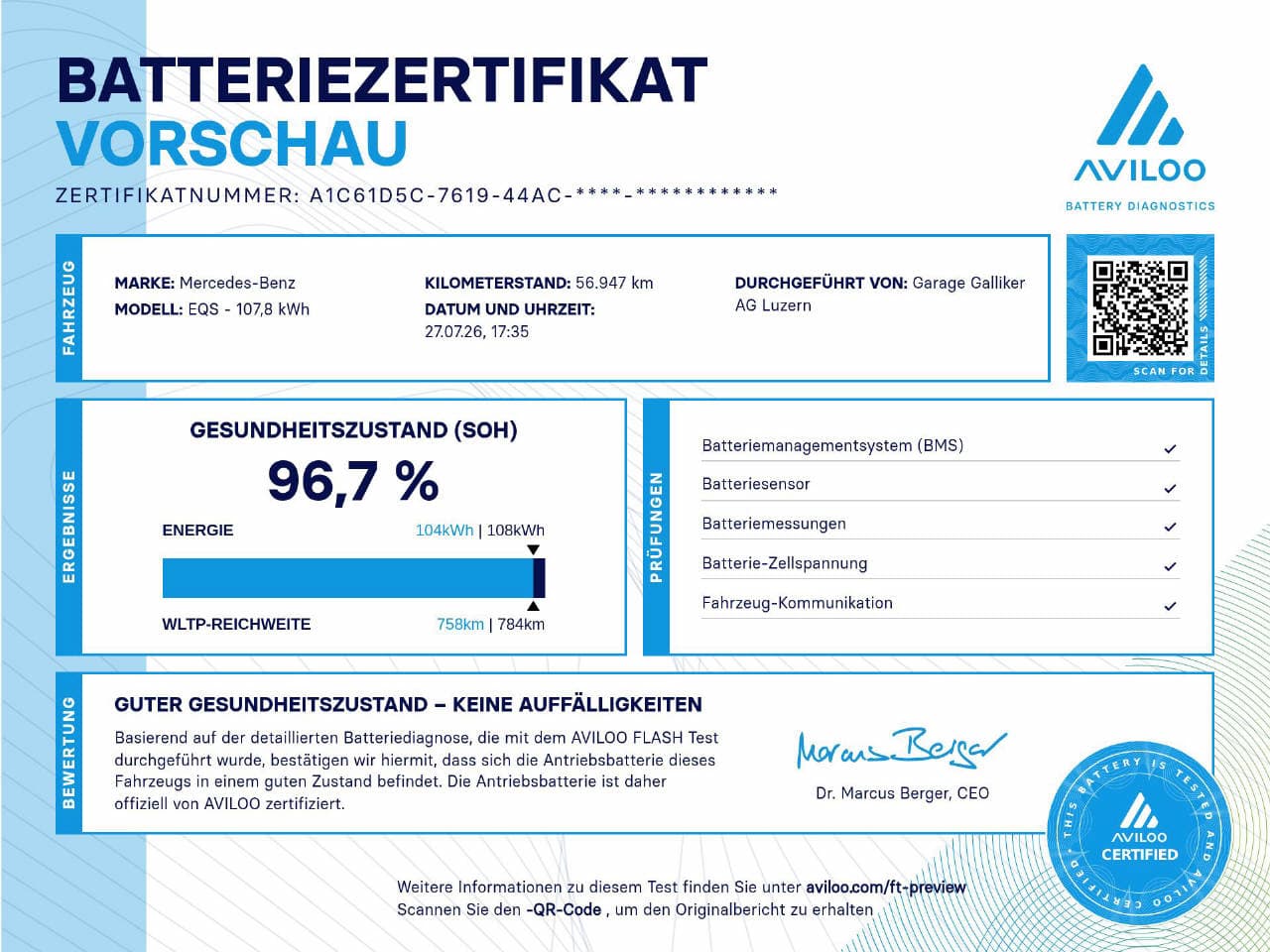Mercedes-Benz EQS 450+ AMG Line - Vorschau 2